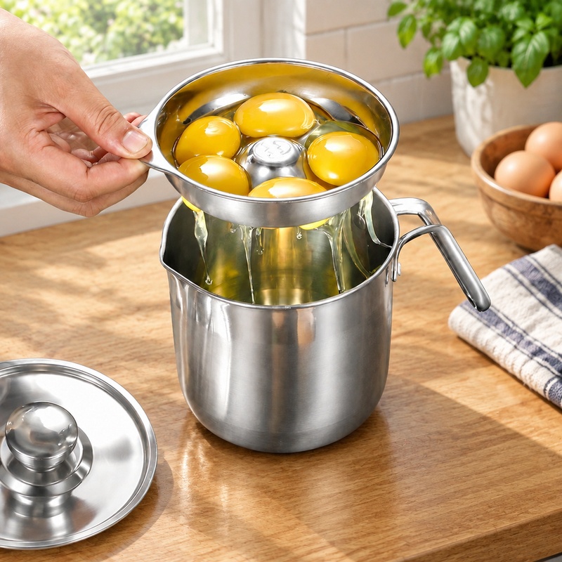 Baby Food With Protein - 304 Stainless Steel Egg Yolk Separator
