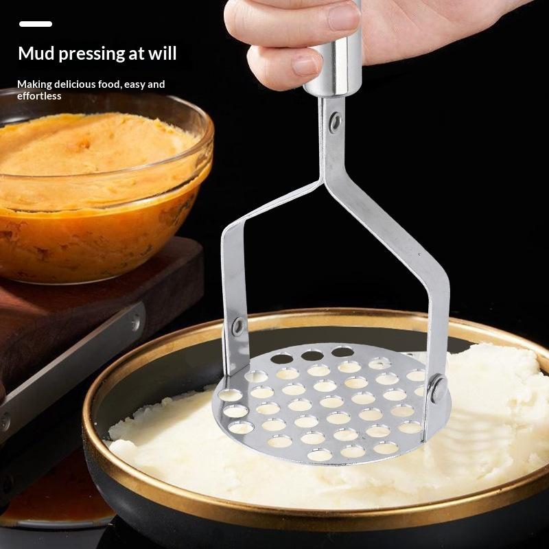 Baby Food With Iron - Stainless Steel Potato Masher Efficient Mashing