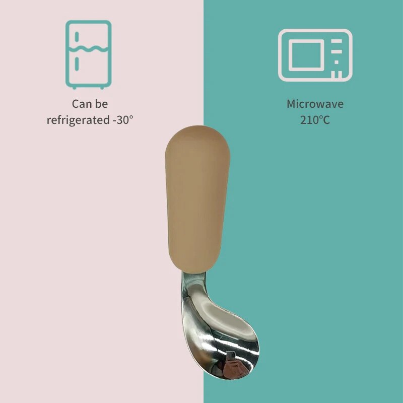 Baby Spoon Fork Set 316 Stainl - Baby Food Category recension och pris