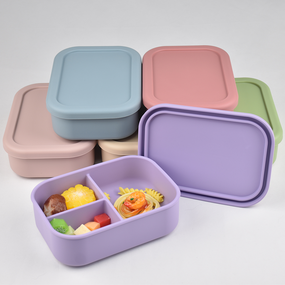 3-Compartment Food Grade Silic - Baby Food Category recension och pris