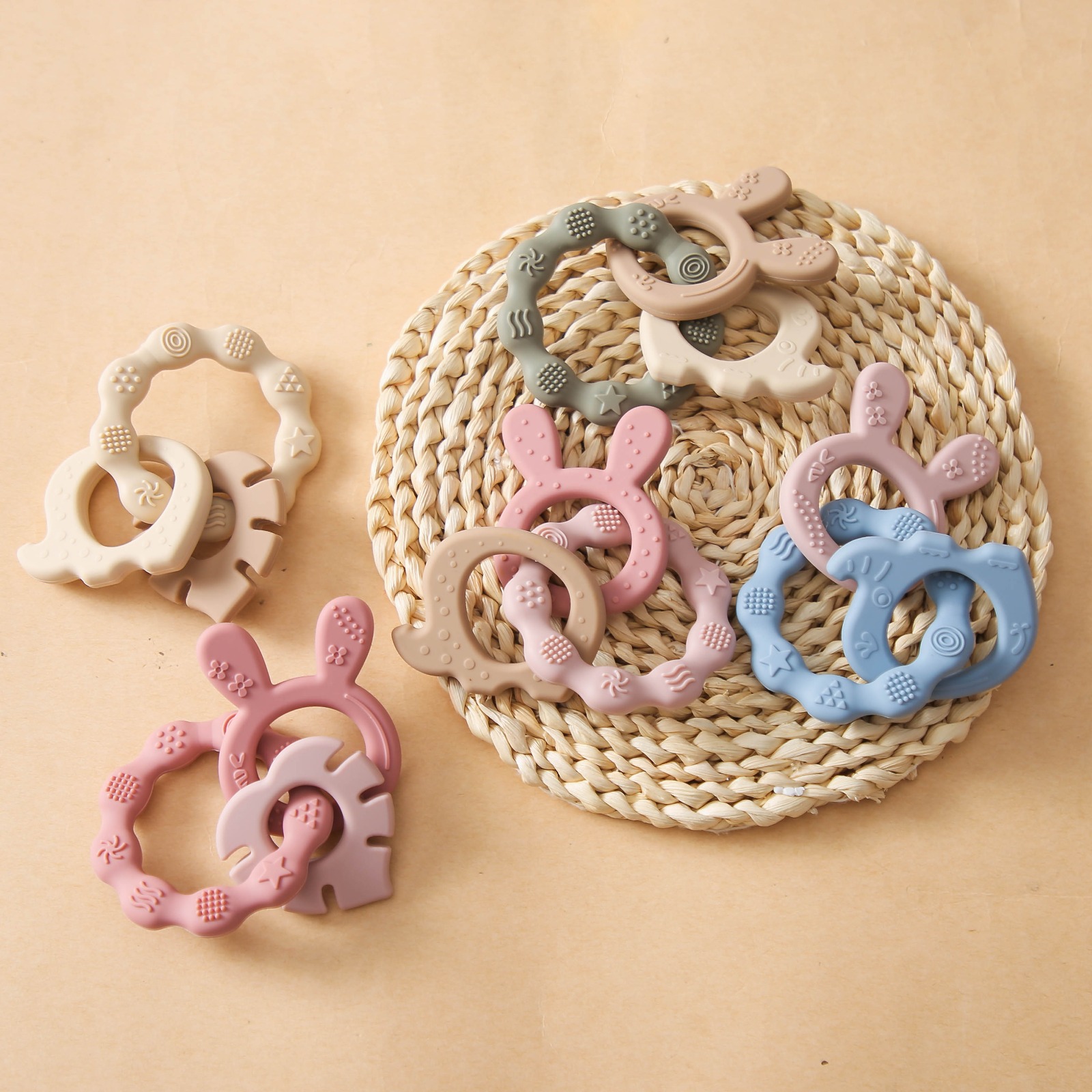 Silicone Baby Teether Safe BPA - Baby Food Name recension och pris