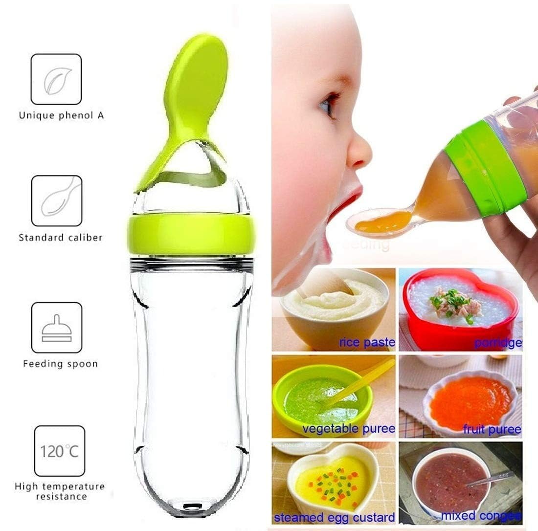 Squeezing Feeding Bottle Cup S - Baby Food Category recension och pris