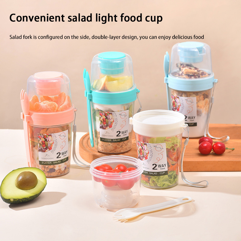Portable Breakfast Salad Cup W - Baby Food On The Go recension och pris