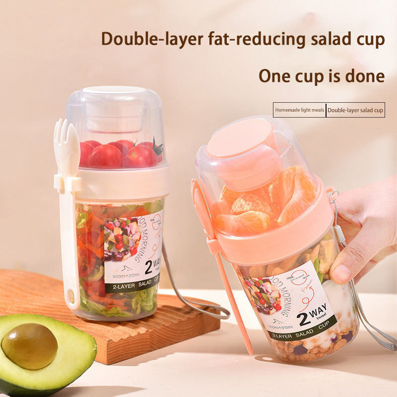 Portable Breakfast Salad Cup W - Baby Food On The Go recension och pris