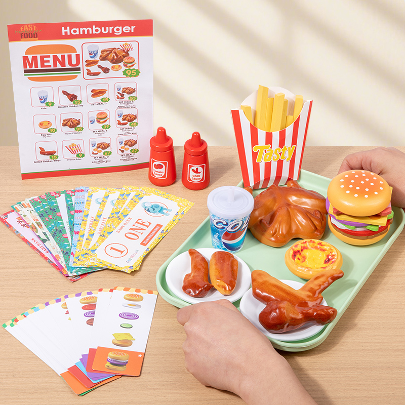 Wooden Fast Food Kitchen Prete - Baby Food Under 1 Year recension och pris