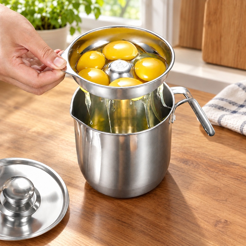304 Stainless Steel Egg Yolk D - Baby Food With Protein recension och pris