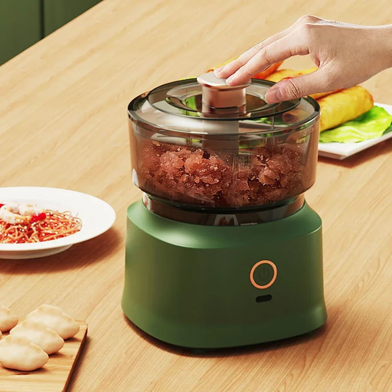 Mini Meat Grinder Electric Gar - Baby Food Masher recension och pris