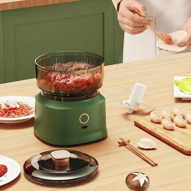 Mini Meat Grinder Electric Gar - Baby Food Masher recension och pris