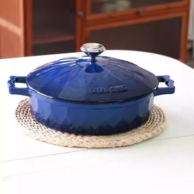 Enameled Cast Iron Dutch Oven  - Baby Food With Iron recension och pris