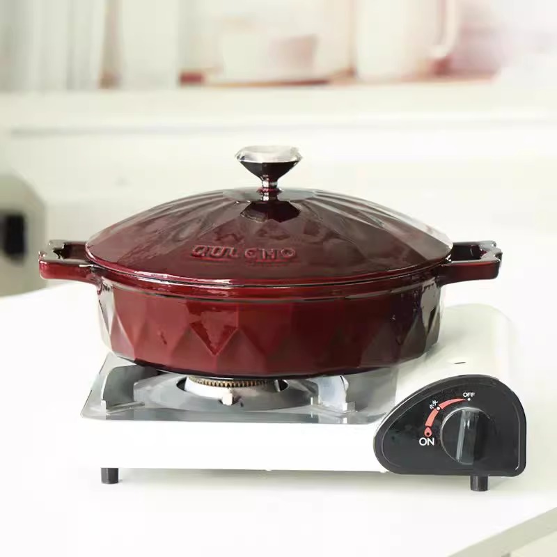 Enameled Cast Iron Dutch Oven  - Baby Food With Iron recension och pris