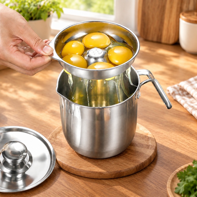 304 Stainless Steel Egg Yolk S - Baby Food With Protein recension och pris