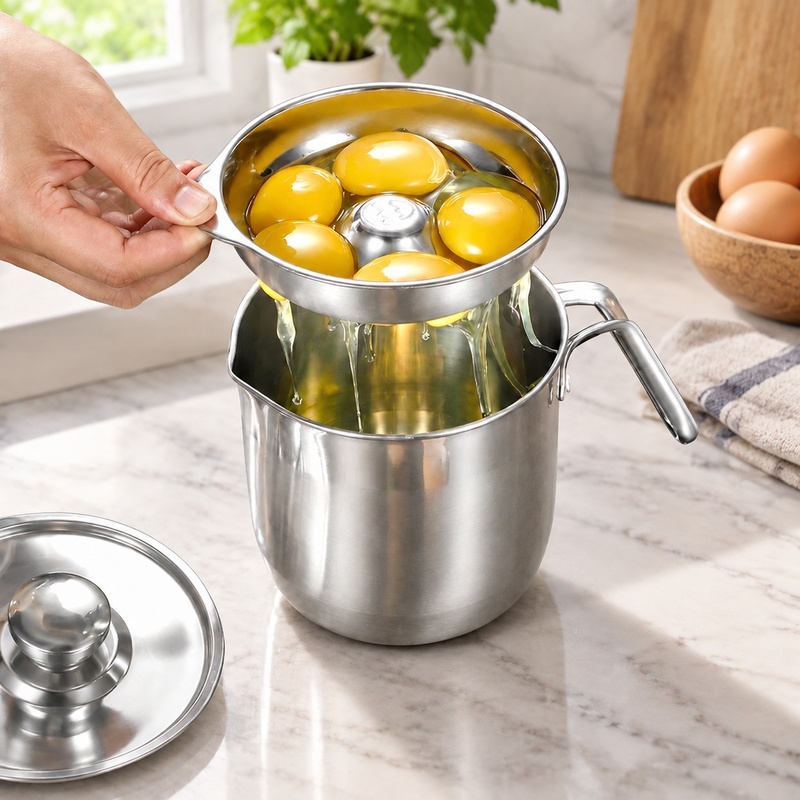 304 Stainless Steel Egg Yolk D - Baby Food With Protein recension och pris