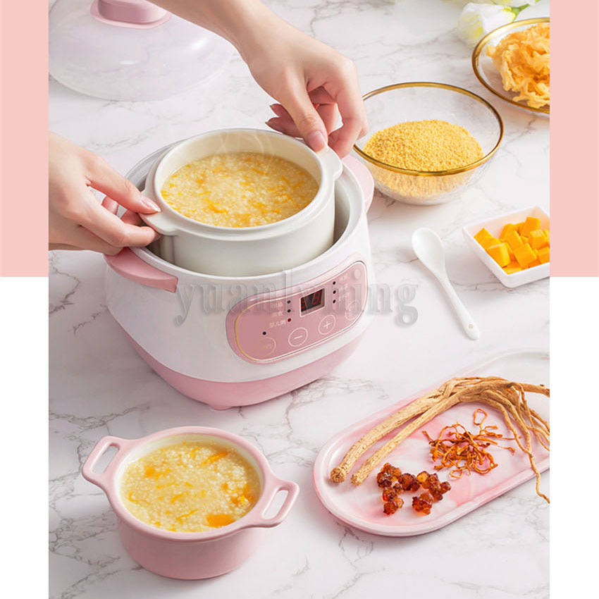 Baby Electric Porridge Pot Cer - Baby Food Maker Baby Safe recension och pris