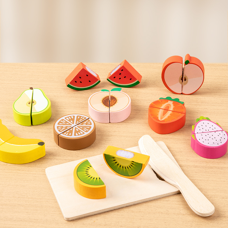 Wooden Kitchen Pretend Toy Sim - Baby Food Under 1 Year recension och pris