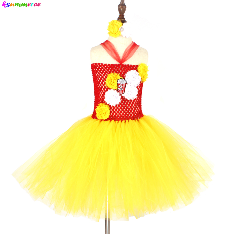 Fancy Popcorn Girl Tutu Dress  - Baby Food Intake recension och pris