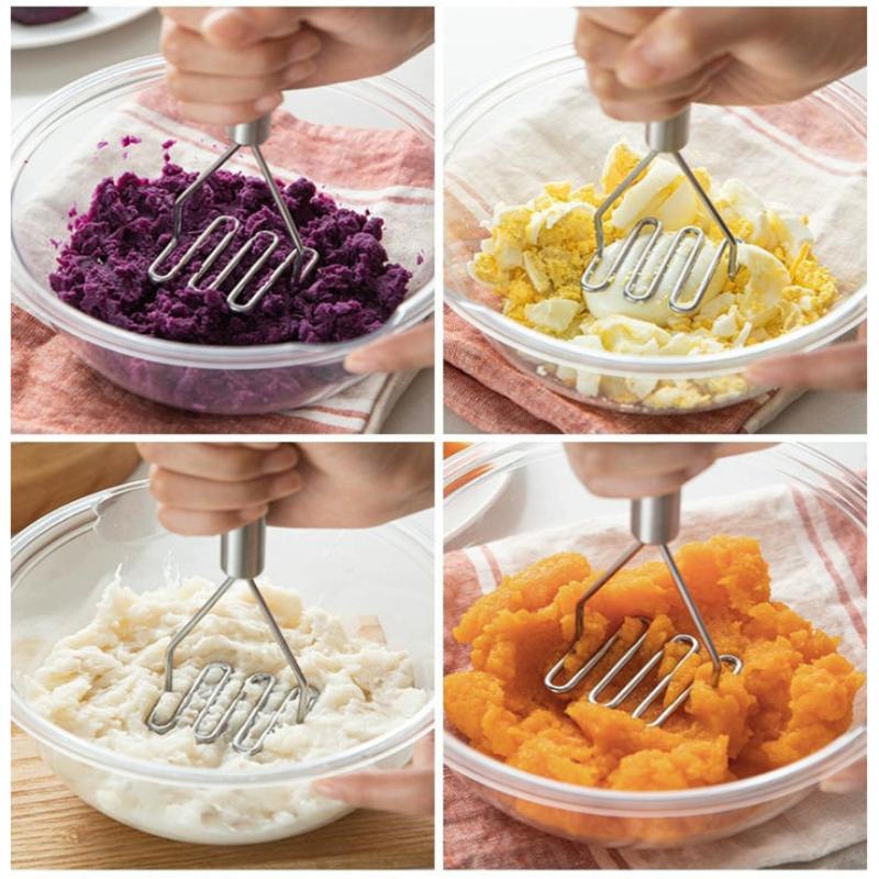 Stainless Steel Potato Masher* - Baby Food With Iron recension och pris