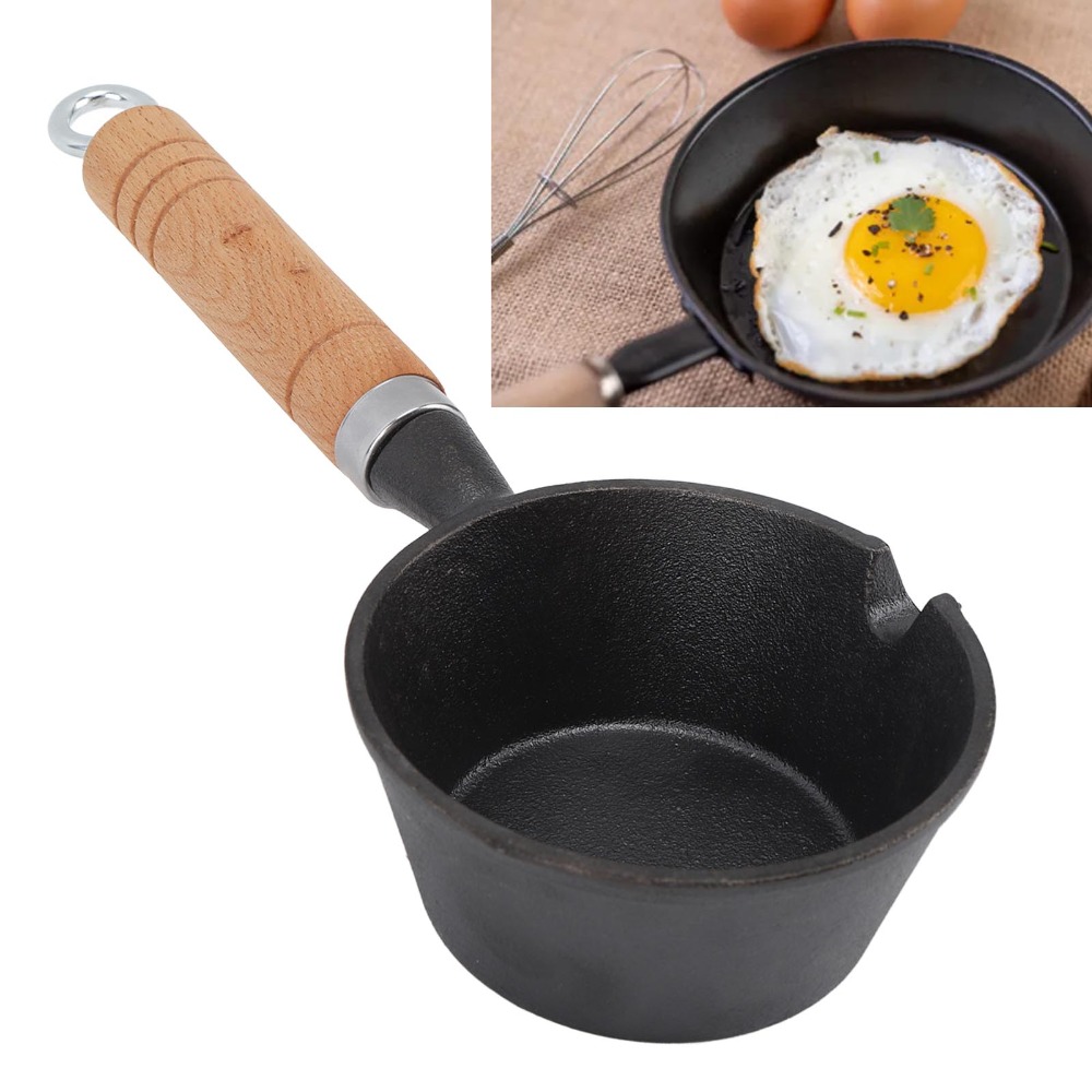 Mini Egg Frying Pan Cast Iron  - Baby Food With Iron recension och pris