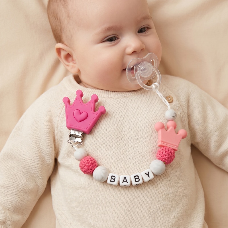 Personalized Baby Pacifier Cli - Baby Food Name recension och pris
