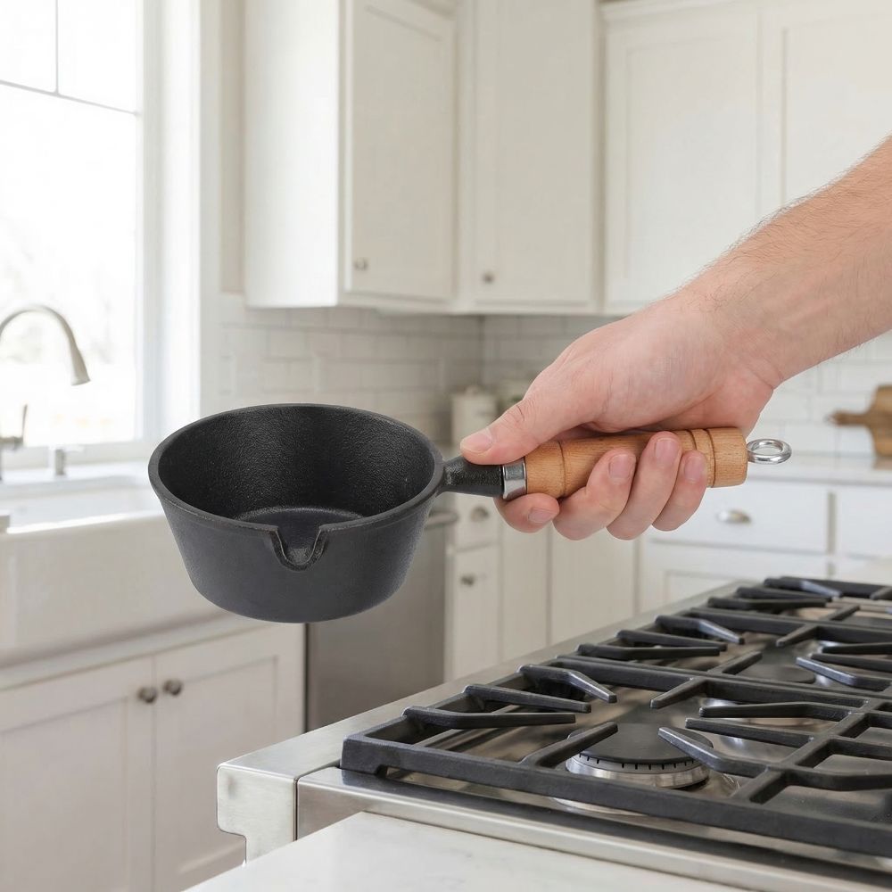 Mini Egg Frying Pan Cast Iron  - Baby Food With Iron recension och pris