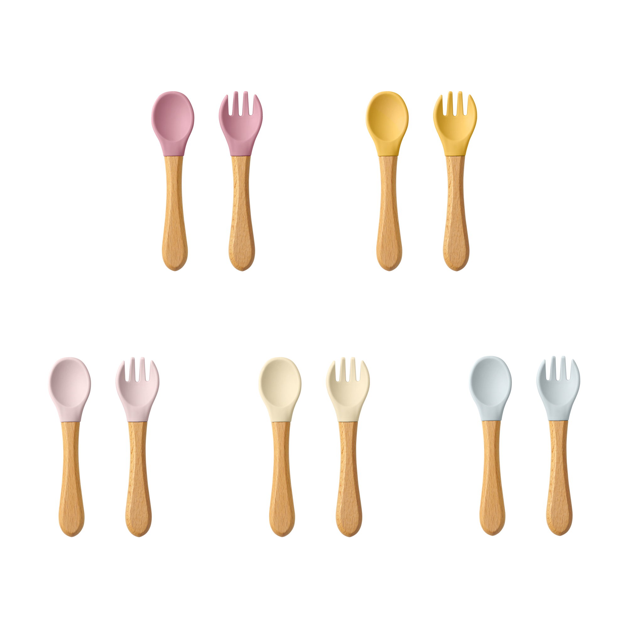 2PCS Baby Learning Spoons Uten - Baby Food Category recension och pris
