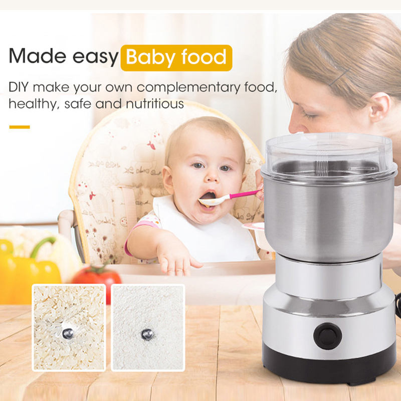 Mini Electric Grinder 4 Blades - Baby Food Masher recension och pris