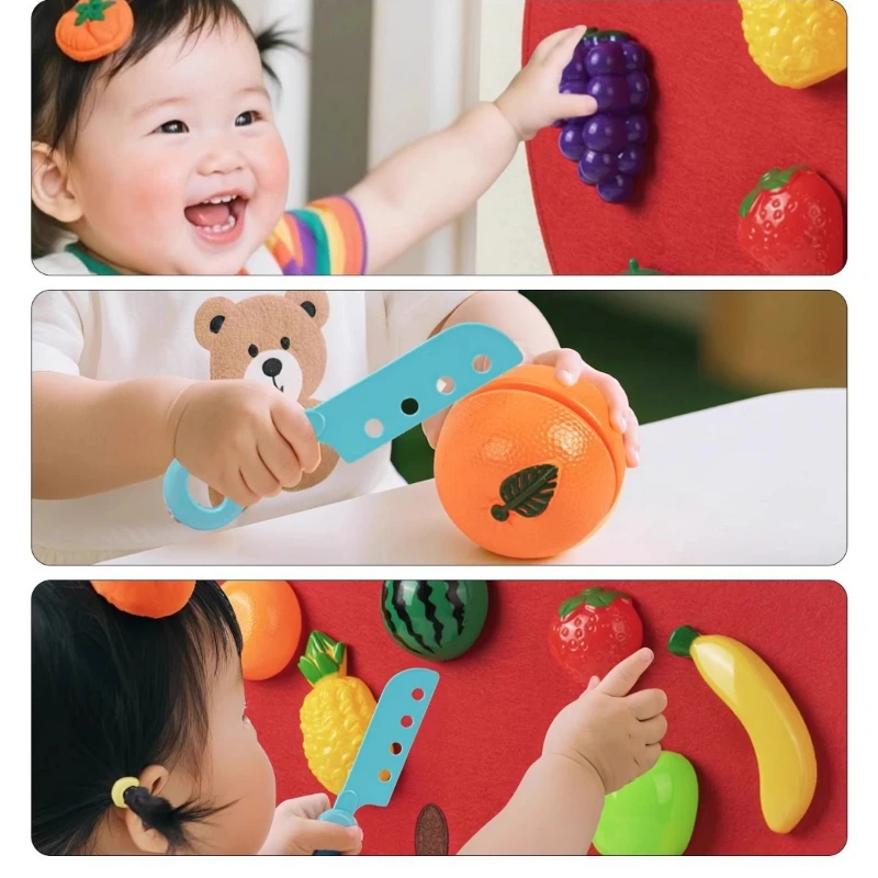 Baby Felt Board Play Food Toys - Baby Food Under 1 Year recension och pris
