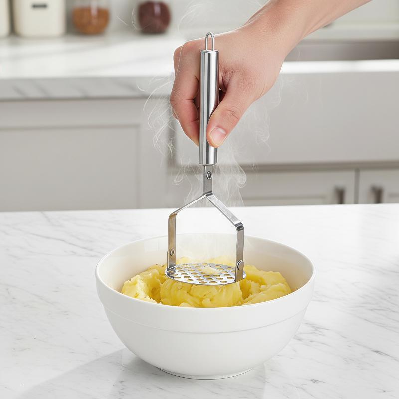 [J] 1Pcs Stainless Steel Potat - Baby Food With Iron recension och pris