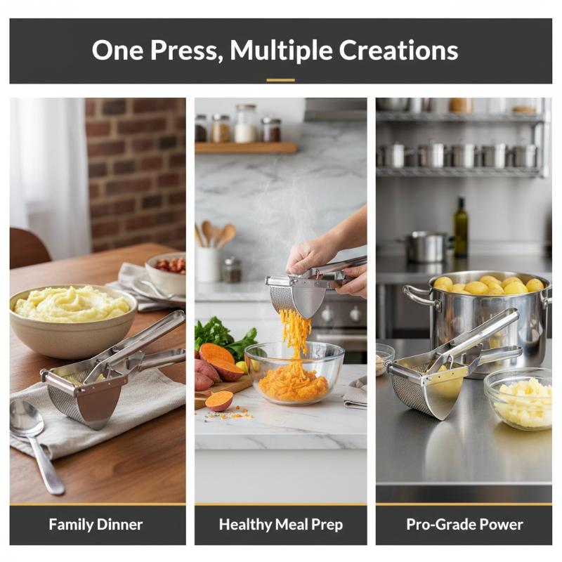 Potato Masher Stainless Steel  - Baby Food With Iron recension och pris