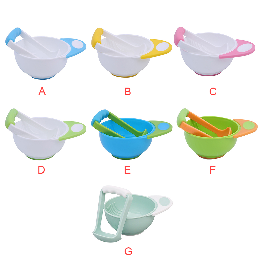 Baby Grinding Bowl Manual Kids - Baby Food Masher recension och pris