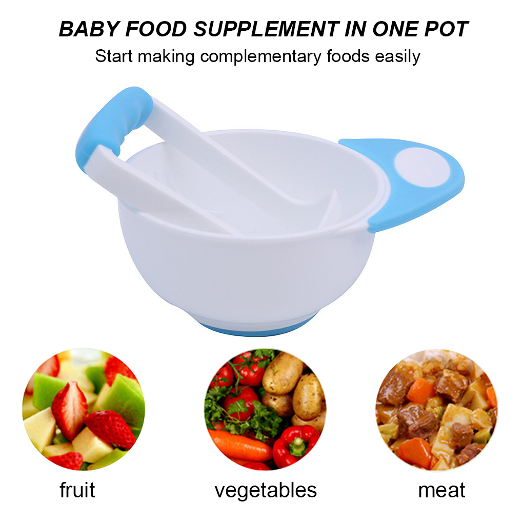 Baby Grinding Bowl Manual Kids - Baby Food Masher recension och pris